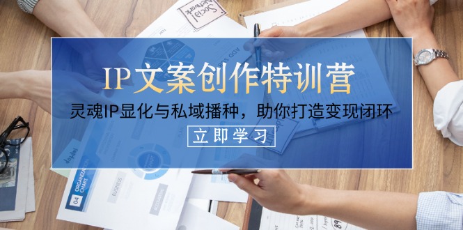 （14330期）IP文案创作特训营，灵魂IP显化与私域播种，助你打造变现闭环（14节课）-OPCmate