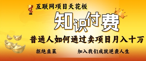 互联网项目天花板，知付付费项目，普通人如何通过卖项目月入十个，拒绝韭菜【揭秘】-OPCmate