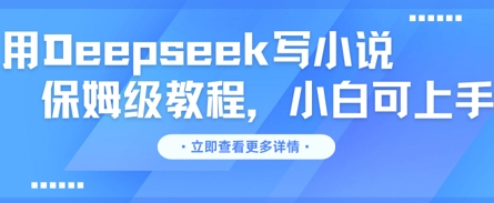 用Deepseek写小说,保姆级教程,小白可实操-OPCmate